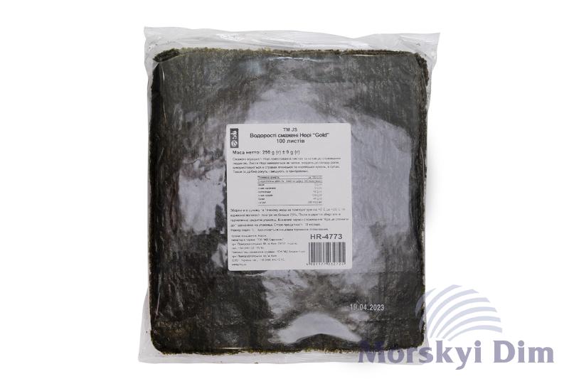 Водоростi смаженi Норі Gold, 100 листів, JS, 250г