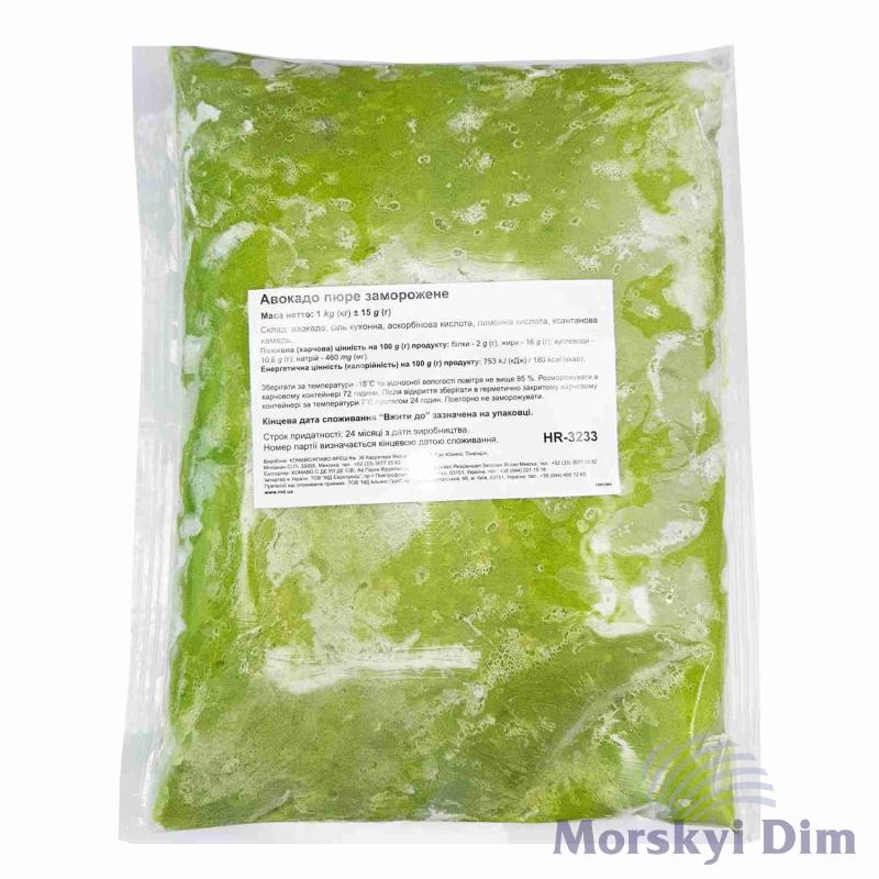 Авокадо пюре заморожене, JS, 500г