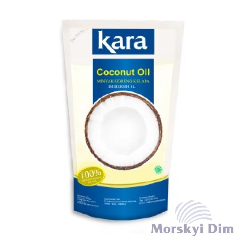 Олія кокосова кулінарна рафінована дезодорована. Kara. 1л