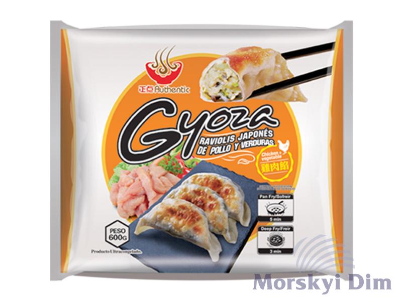 Гьодза з куркою та овочами заморожені, 600 г, MengFu