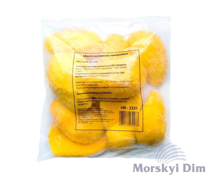 Манго половинки заморожені, JS, 1кг
