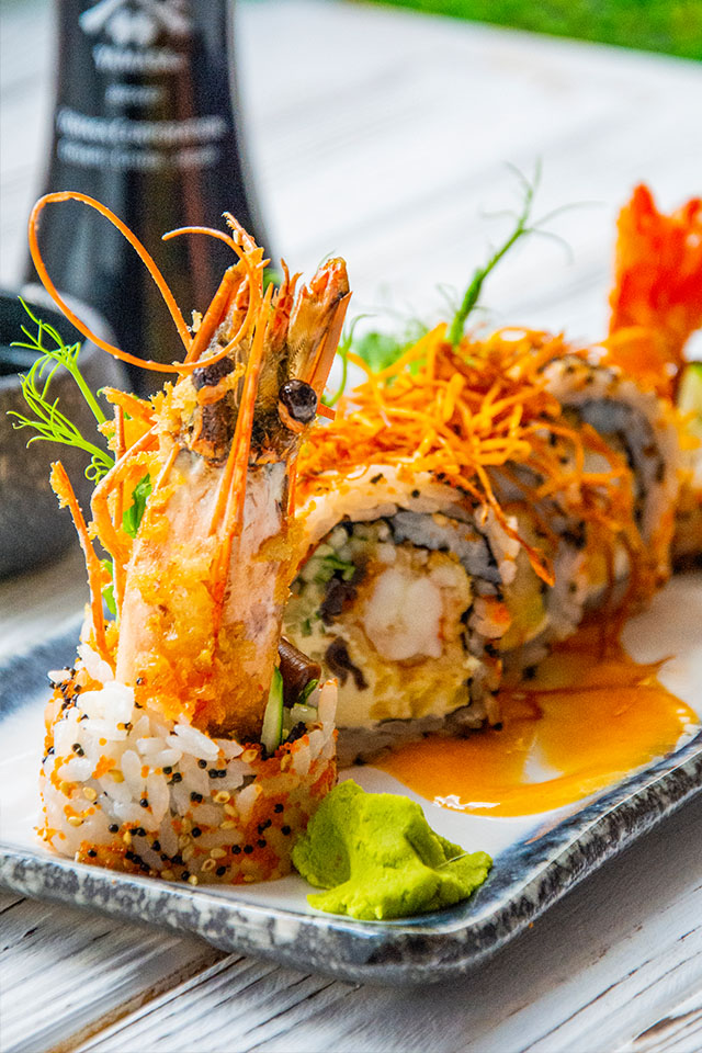 Ф'южн роли з креветкою